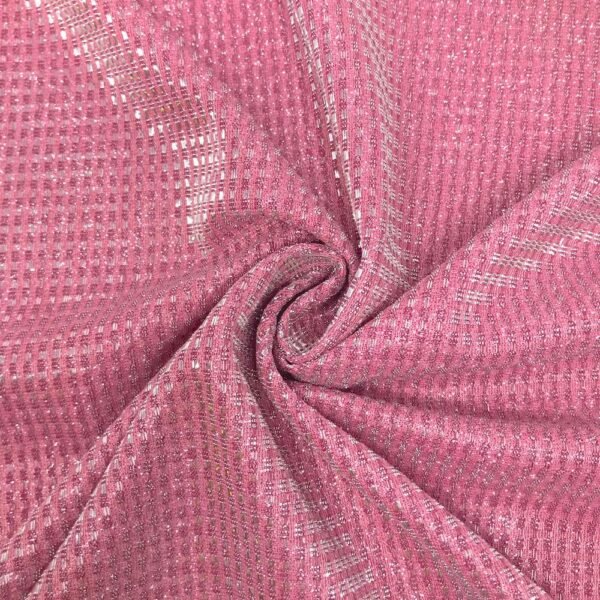 Metallic Brocade on Satin Fabric